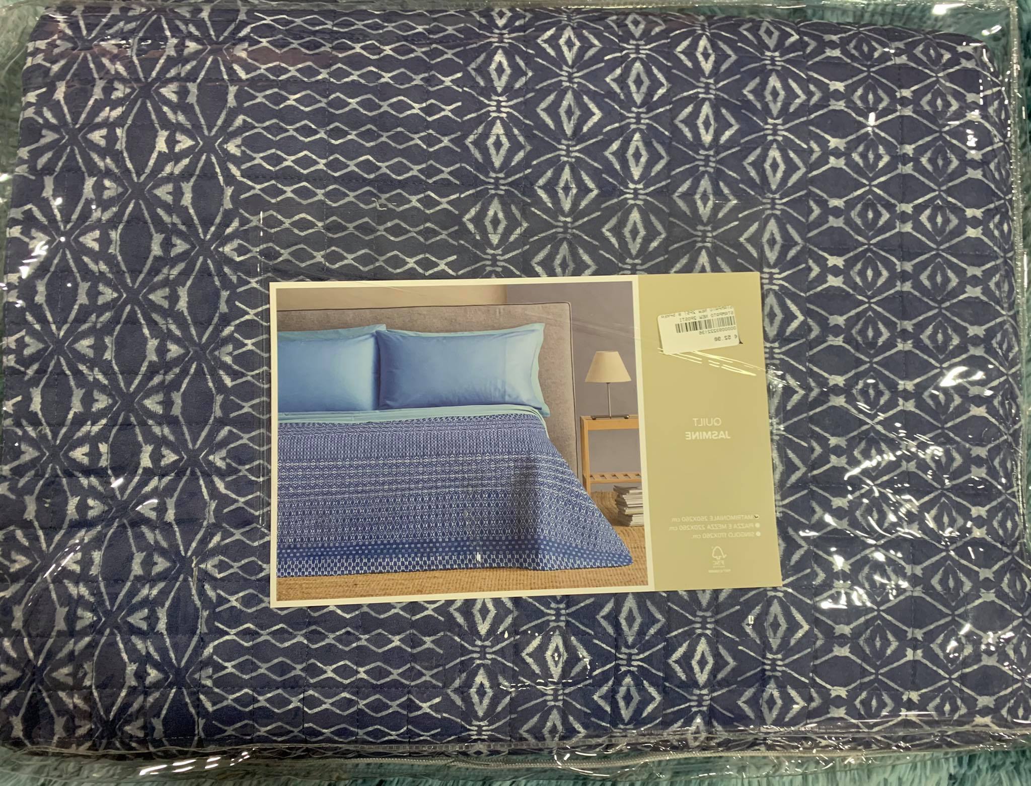 Jasmine Blue Bedspread