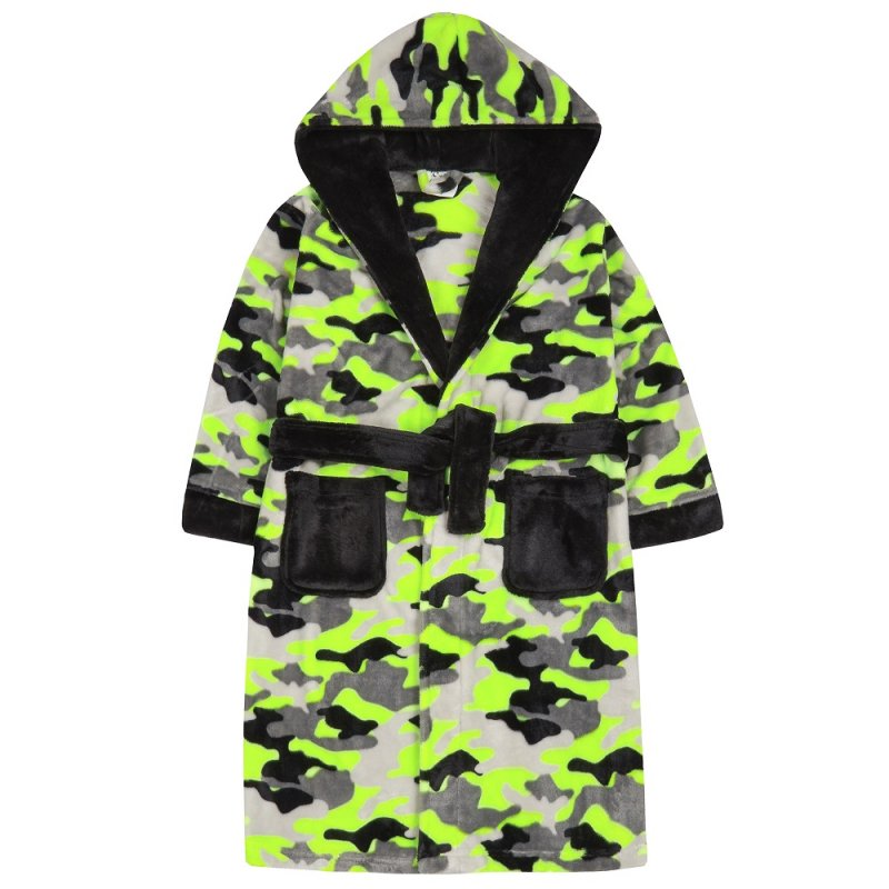 Hightlighted Camo Green Gown