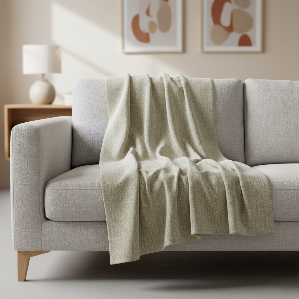 Sely Taupe Throw 