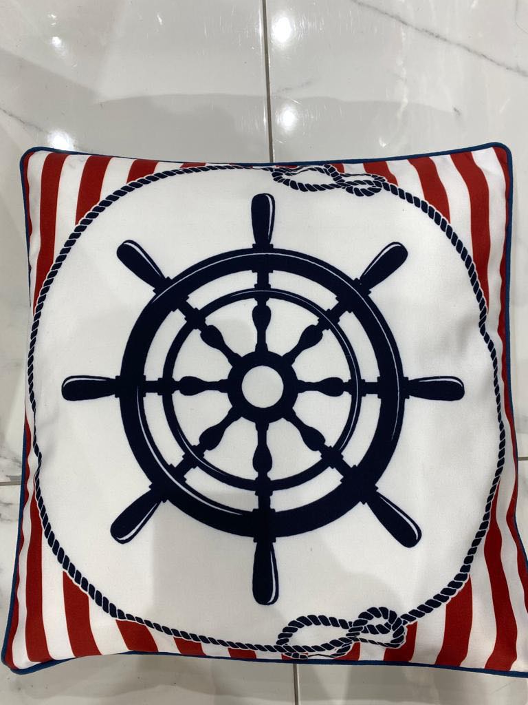 Red Steering Cushion Cover