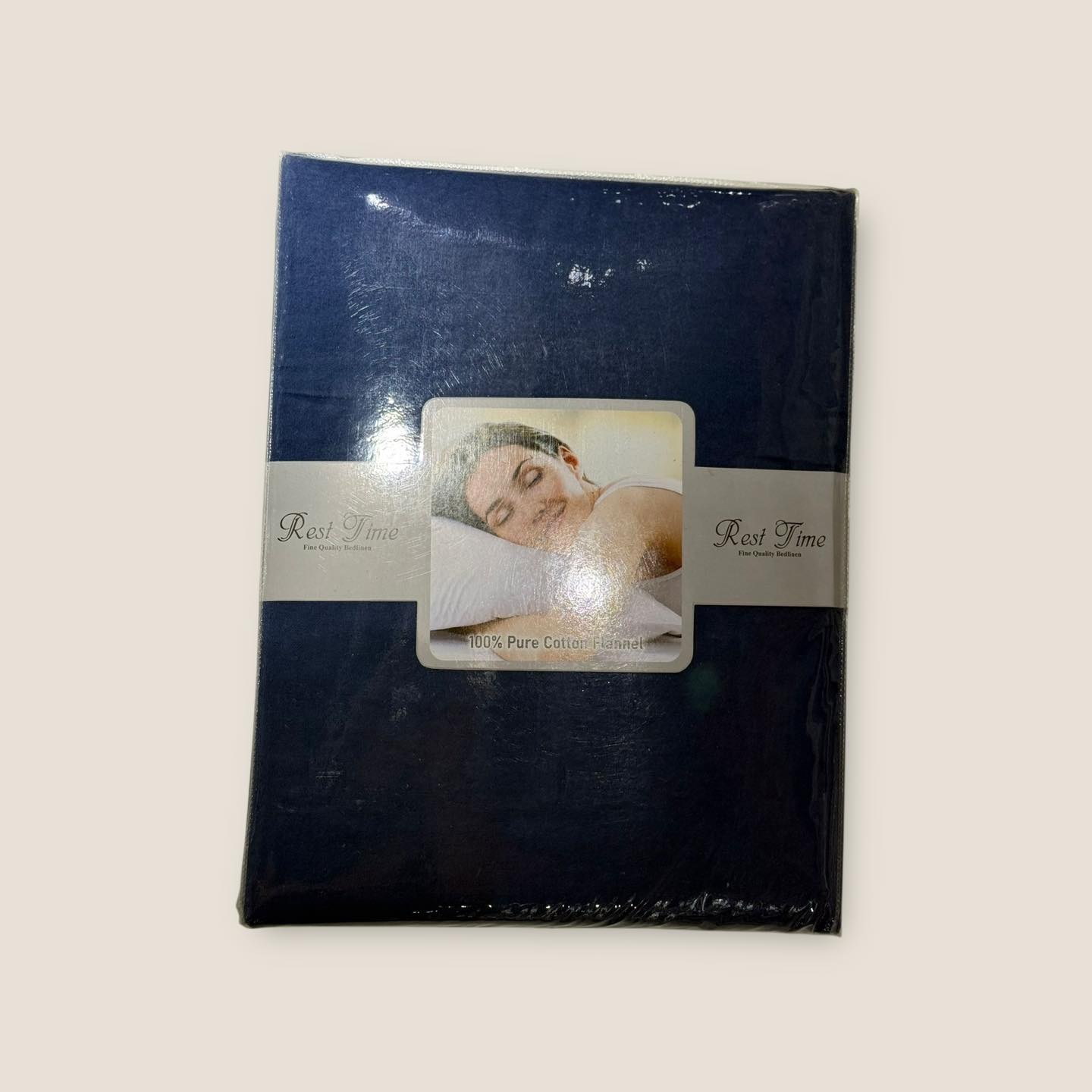 Flannel Plain Blue Bedsheets