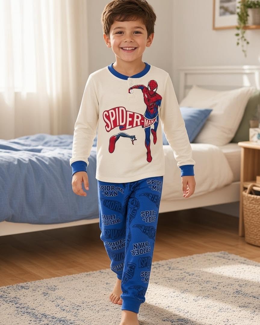 Spiderman Sign Cotton Pyjamas