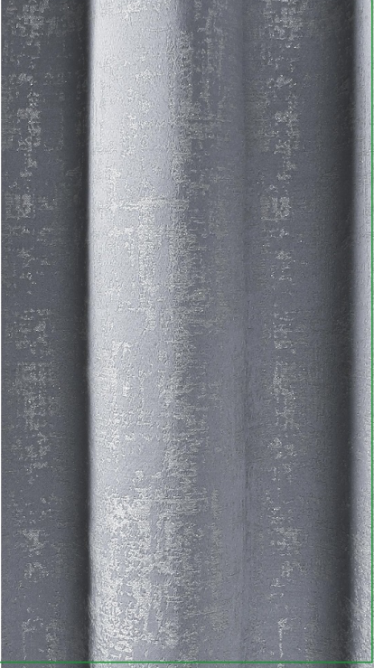 Silver Grey Glittered Curtain