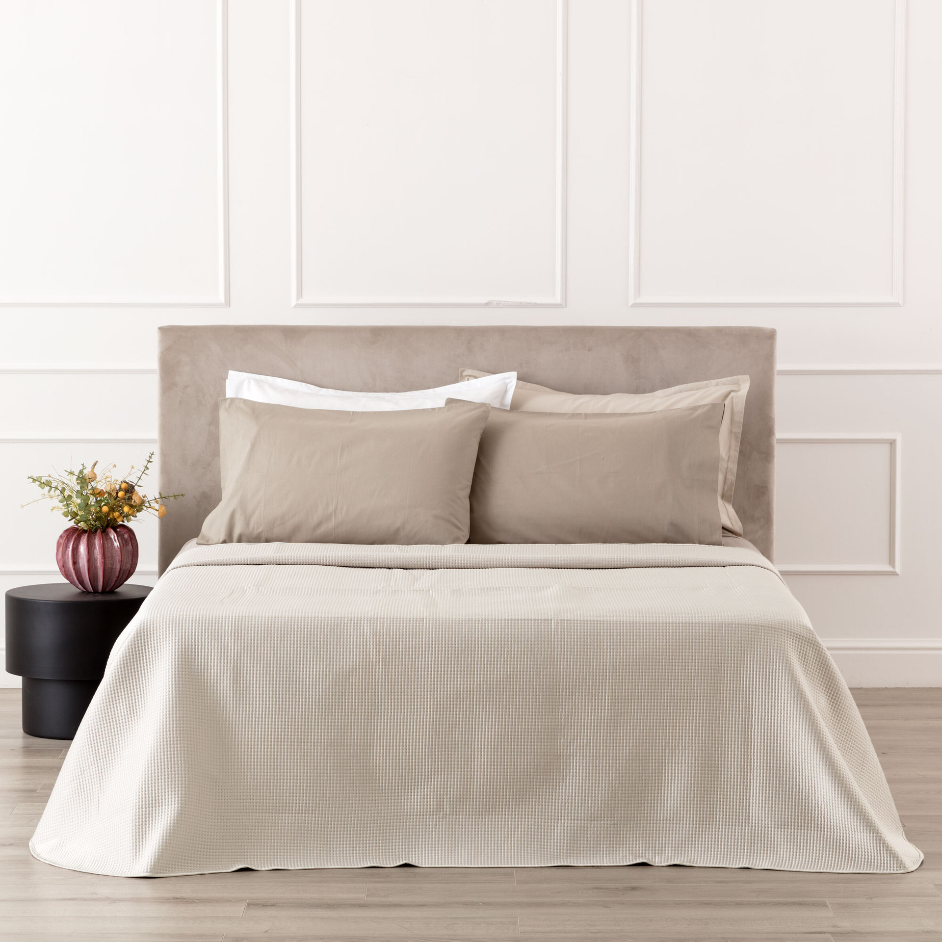 Capri Light Beige Bedspread