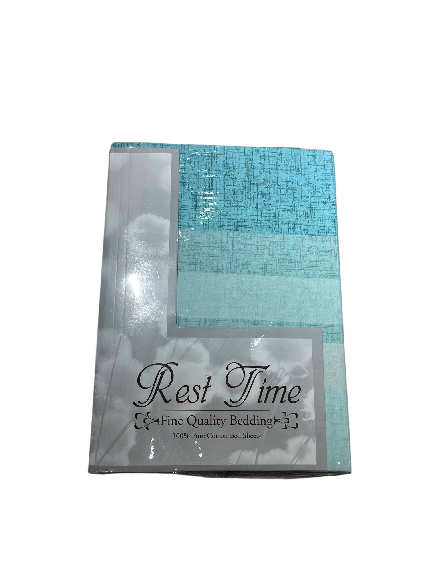 Restime Teal Block Stripe