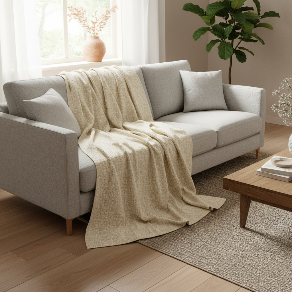 Sely Creme Throw 